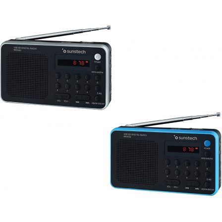 Sunstech RPD32SL Radio Portátil Plata