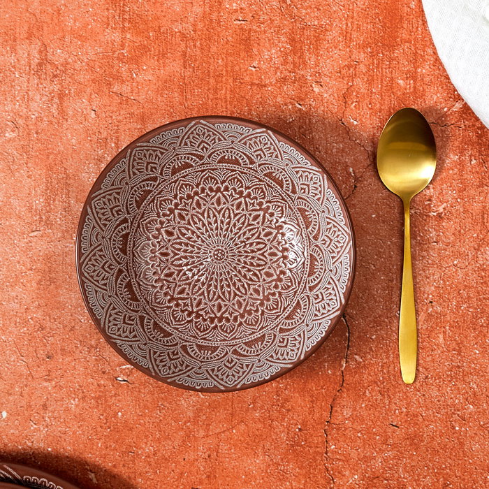 Home Deco Factory Plato Hondo Terracota Mirage Gres 18,5 cm Apto Lavavajillas y Microondas Home Deco Factory Plato Hondo Terracota Mirage Gres 18,5 cm Apto Lavavajillas y Microondas