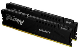 Kingston KF560C36BBE2K2-32 Memoria RAM DDR5 32GB (2x16GB) 6000MT/s CL36 FURY Beast Black EXPO para PC/Servidor