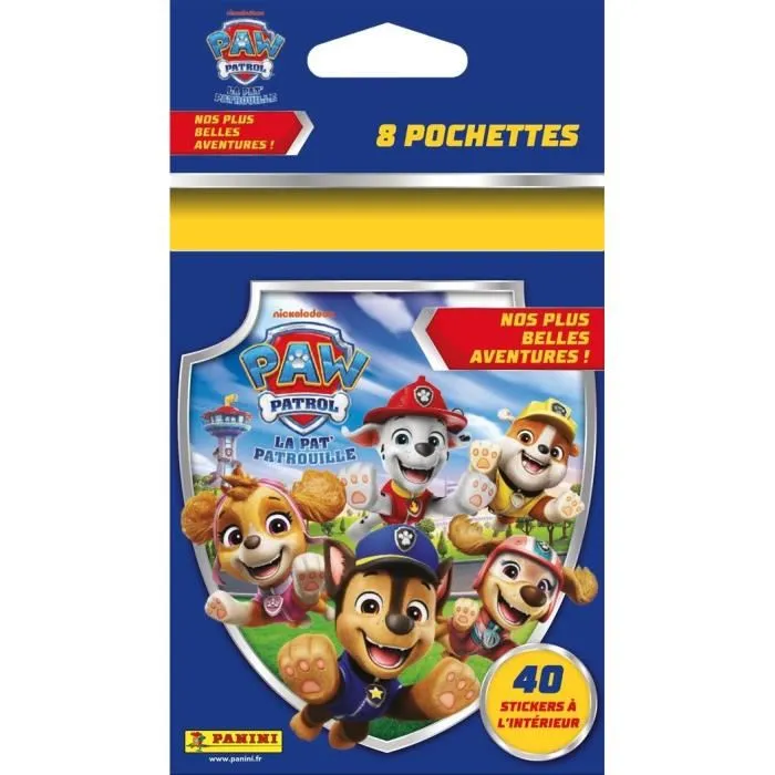 Panini Blister PAW PATROL 11 NUESTRAS AVENTURAS MÁS BELLAS PAN8051708026047 - 40 pegatinas Panini Blister PAW PATROL 11 NUESTRAS AVENTURAS MÁS BELLAS PAN8051708026047 - 40 pegatinas