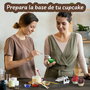 Science4You 80004923 - Kit para Hacer Jabones Artesanales Cupcakes, Experimentos Científicos para Niños +8 Años, Multicolor, en Español/Portugués