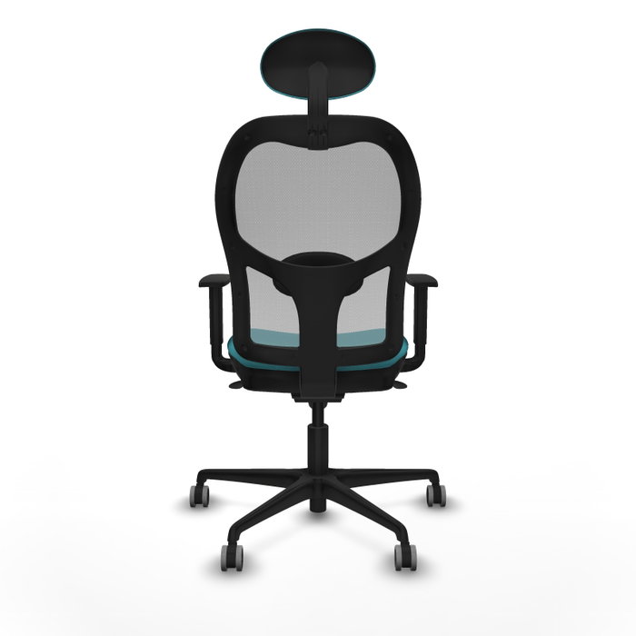 PIQUERAS Y CRESPO Silla de oficina Jorquera Turquesa y Gris PIQUERAS Y CRESPO Silla de oficina Jorquera Turquesa y Gris