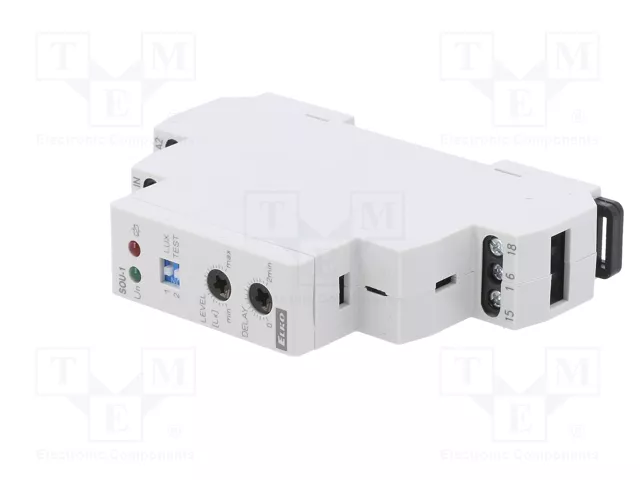 ELKO EP Interruptor de crepúsculo para raíl DIN 230VAC SPDT 16A ELKO EP Interruptor de crepúsculo para raíl DIN 230VAC SPDT 16A
