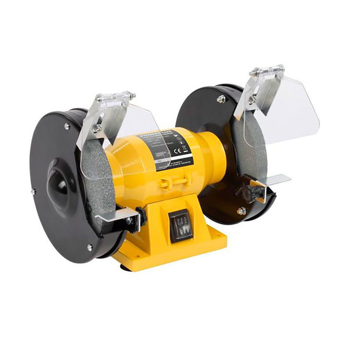 Powerplus Esmeriladora de Banco 150 W con 2 Ruedas Abrasivas de Ø150 mm, Velocidad 2980 rpm, Para Afilar Herramientas, 220-240 V