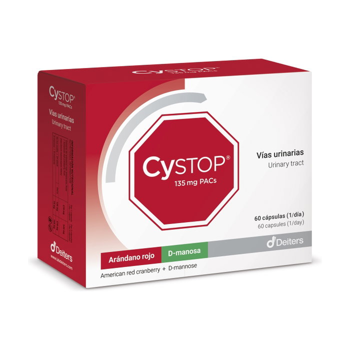 DEITERS Cystop Arándano Rojo y D-Manosa 60 cápsulas
