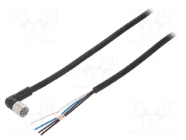 OMRON XS3F-M8PUR4A2M Cable para Sensores M8 Hembra Angular 2m