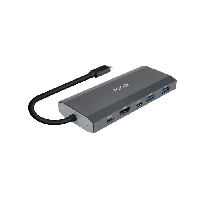 Tooq TQE-2241G Caja Externa y Hub 6 en 1 para SSD M.2 Gris Tooq TQE-2241G Caja Externa y Hub 6 en 1 para SSD M.2 Gris