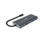 Tooq TQE-2241G Caja Externa y Hub 6 en 1 para SSD M.2 Gris