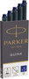 Parker Cartucho Quink Azul Pack de 5