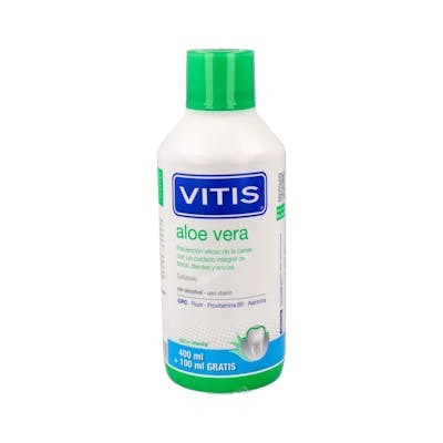 Vitis Aloe Vera Colutorio Promo 400 ml + 100 ml de regalo