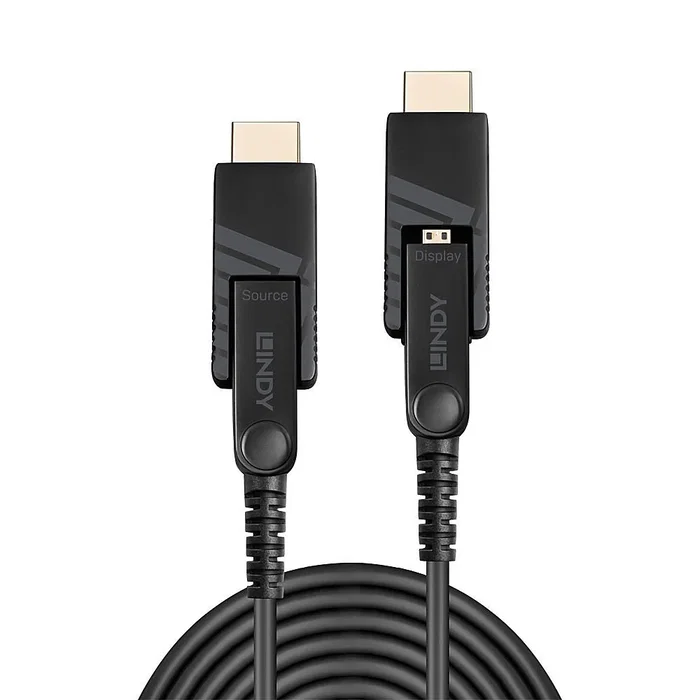 Lindy 38323 Cable HDMI tipo D (Micro) 40 m HDMI 2.0 Negro 18 Gbit/s 4K 60 Hz - para conectar dispositivos con puerto Micro HDMI