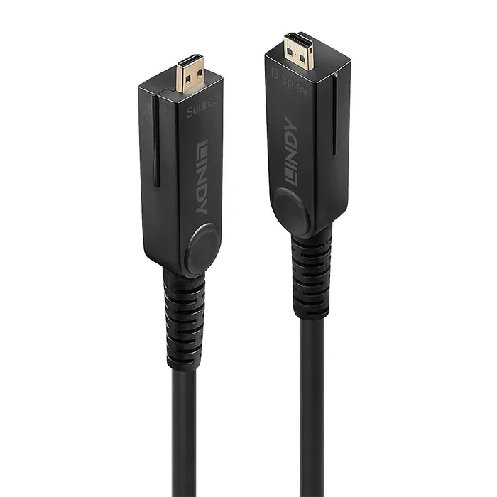 Lindy 38323 Cable HDMI tipo D (Micro) 40 m HDMI 2.0 Negro 18 Gbit/s 4K 60 Hz - para conectar dispositivos con puerto Micro HDMI