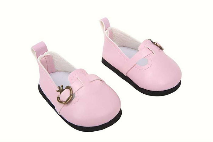 Muñecas Arias Set Zapatos Rosa para Muñecos de 40 cm