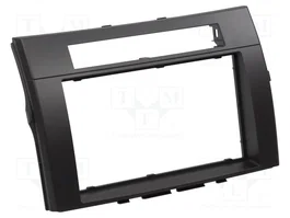 ACV Bastidor de montaje de radio para Toyota Corolla Verso 2004-2009, 2 ISO, negro