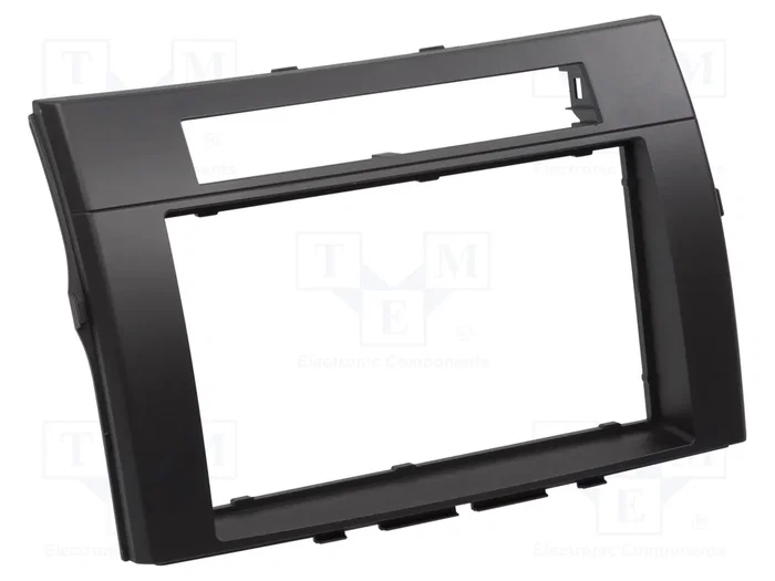 ACV Bastidor de montaje de radio para Toyota Corolla Verso 2004-2009, 2 ISO, negro ACV Bastidor de montaje de radio para Toyota Corolla Verso 2004-2009, 2 ISO, negro