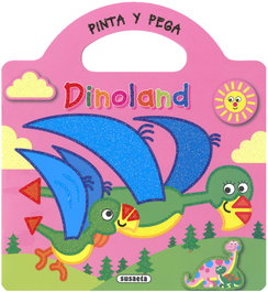 SUSAETA EDICIONES, Pinta y pega - Dinoland 2