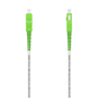 Aisens Latiguillo de Fibra Óptica G657A2 3.0 9/125 SMF Simplex 40m Blanco SC/APC-SC/APC