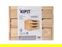 Kipit Cajonera Madera 3 Cajones Natural 30x29x39cm