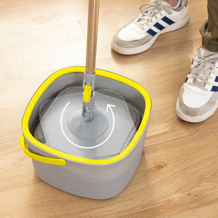 Inde Mopa Giratoria con Autolimpieza y Cubo Separador Inde Mopa Giratoria con Autolimpieza y Cubo Separador