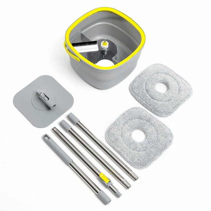 Inde Mopa Giratoria con Autolimpieza y Cubo Separador Inde Mopa Giratoria con Autolimpieza y Cubo Separador