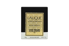 Lalique Candle 190g - Noir Premier Plume Blanche 1901