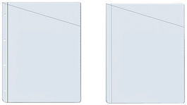 Funda Para Planos Grafoplas Pvc 100Μ A4 Corte Diagonal Sin Tal. Paquete De 100