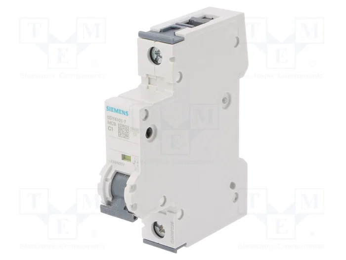 Siemens 5SY41017 Automat C 1A 1p 10kA Siemens 5SY41017 Automat C 1A 1p 10kA