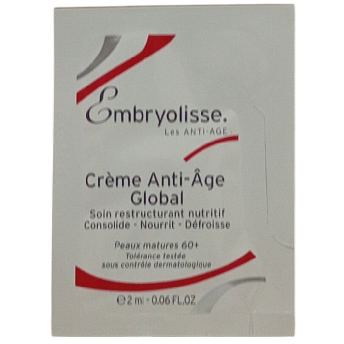 Global, Antienvejecimiento, Crema, Para la cara, 2 ml *Muestra Global, Antienvejecimiento, Crema, Para la cara, 2 ml *Muestra