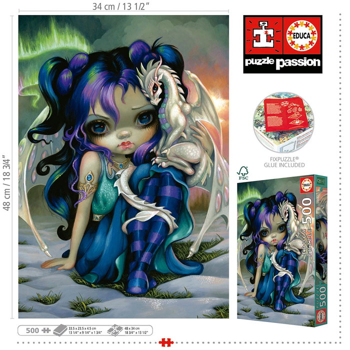 Educa Puzzle Hada Del Dragón 500 Piezas Educa Puzzle Hada Del Dragón 500 Piezas