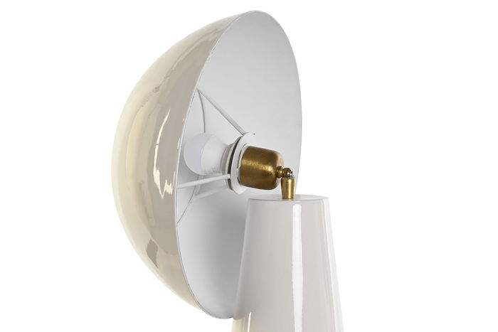 DKD Home Decor Lámpara Sobremesa Urban Blanco 32 x 70 x 32 cm