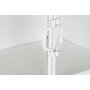 DKD Home Decor Consola de Metal y Cristal Blanco 120x35x80 cm