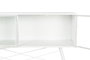 DKD Home Decor Consola Loft Blanco 35 x 80 x 120 cm Metal Cristal Puertas 4