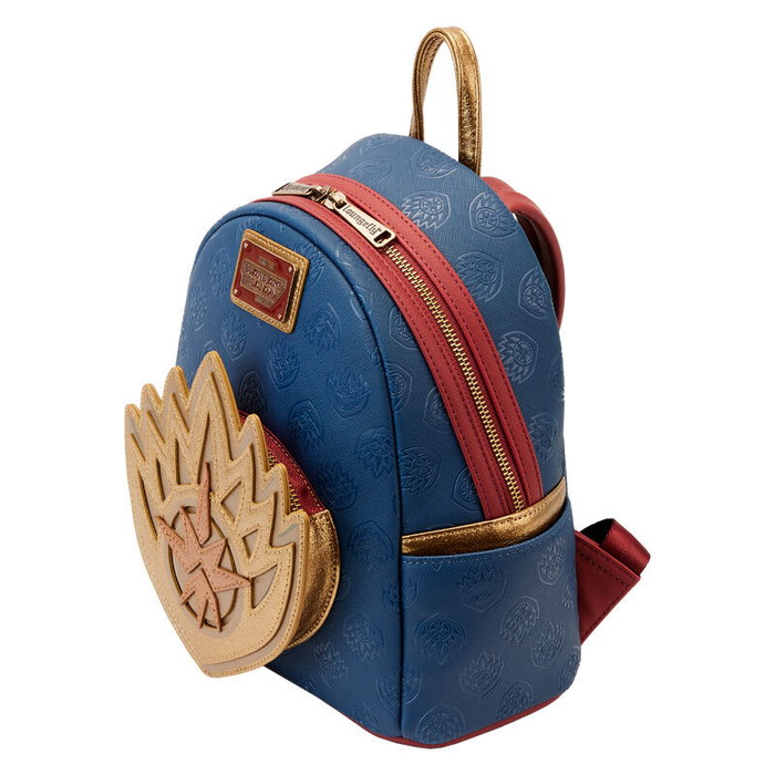 Loungefly Mochila Ravager Badge Guardianes de la Galaxia 3 Marvel 22.5x26.2x11.2cm Cuero Vegano