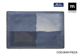 La Mediterranea Fuente Rectangular DENIM Elite Brillo