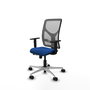 PIQUERAS Y CRESPO Silla de oficina Motilla Azul y Gris