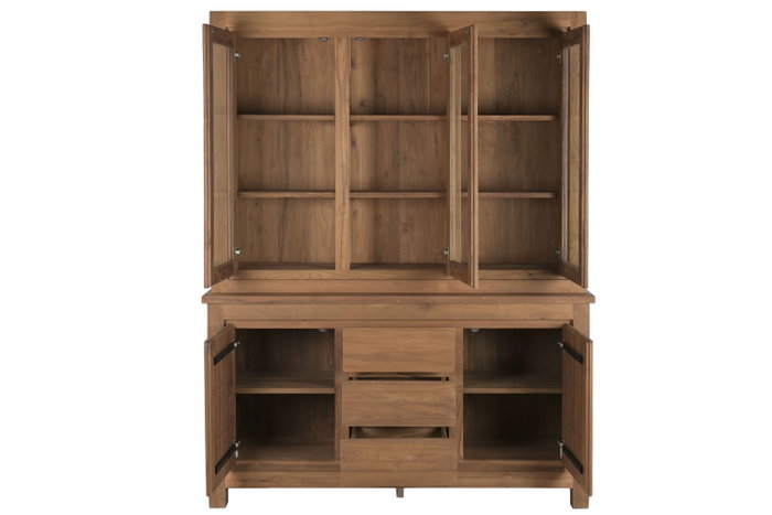 DKD Home Decor Vitrina Balines Marron 164 x 47 x 211.5 cm DKD Home Decor Vitrina Balines Marron 164 x 47 x 211.5 cm