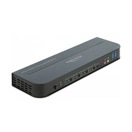DELOCK HDMI KVM Switch 4K 60Hz con USB 3.0 y Audio
