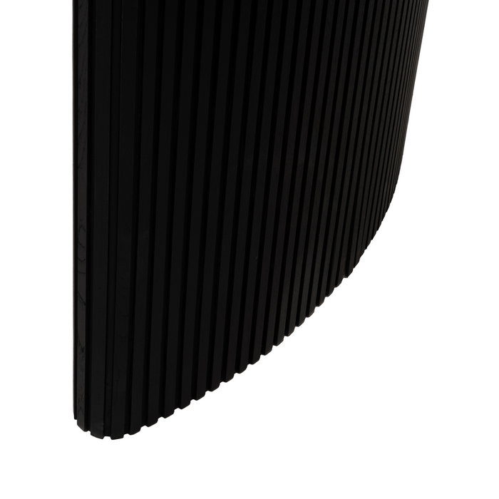 Mesa Comedor Negro-Natural Dm-Madera 220 X 113 X 75 cm