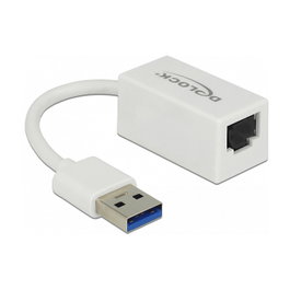DeLOCK 65905 Adaptador USB Tipo-A a Gigabit LAN Blanco