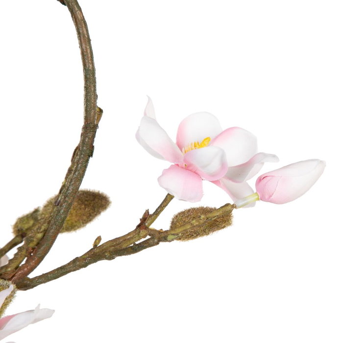 Ixia Corona de Magnolia Rosa Artificial 33 x 12 x 33 cm