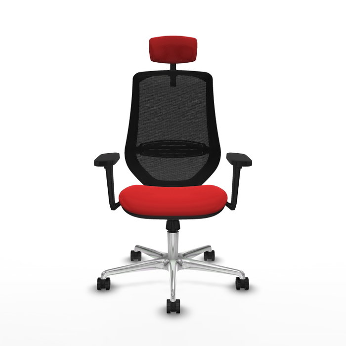 PIQUERAS Y CRESPO Silla de oficina Mardos con mecanismo Sincro, Rojo y Negro PIQUERAS Y CRESPO Silla de oficina Mardos con mecanismo Sincro, Rojo y Negro