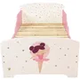 Fun House Cama con caja de listones Spring - Ballerina Dancer - 140 x 70 cm