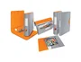 Leitz Archvador de palanca Active Urban Chic Polyfoam, DIN A4 (210x297 mm), lomo 82 mm, 2 anillas de 75 mm, color gris