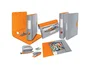 Leitz Archvador de palanca Active Urban Chic Polyfoam, DIN A4 (210x297 mm), lomo 82 mm, 2 anillas de 75 mm, color gris