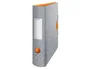 Leitz Archvador de palanca Active Urban Chic Polyfoam, DIN A4 (210x297 mm), lomo 82 mm, 2 anillas de 75 mm, color gris