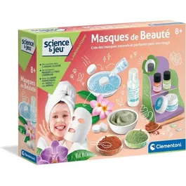 Clementoni Science & Jeu - Máscaras de belleza - Juego científico original para crear mascarillas naturales - Manual ilustrado paso a paso