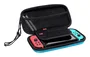 Trust GXT 1248S Funda Protectora Rígida para Nintendo Switch, Switch OLED y Switch Lite, con Asa y 10 Ranuras, Negro/Azul/Rojo