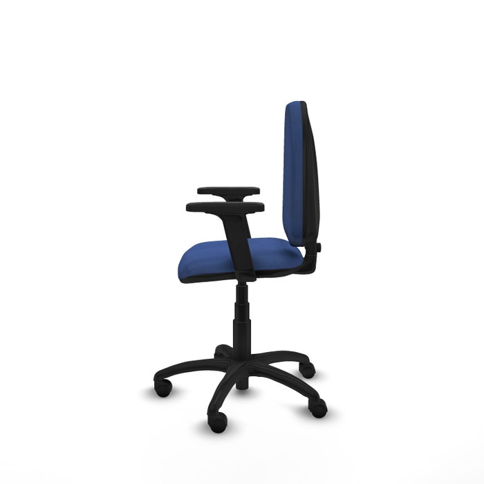 PIQUERAS Y CRESPO Silla de oficina Aýna Azul marino con Brazos 2D