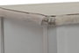 DKD Home Decor Set de 2 Mesitas Auxiliares Versalles3 de Abeto Natural y Blanco