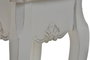 DKD Home Decor Set de 2 Mesitas Auxiliares Versalles3 de Abeto Natural y Blanco